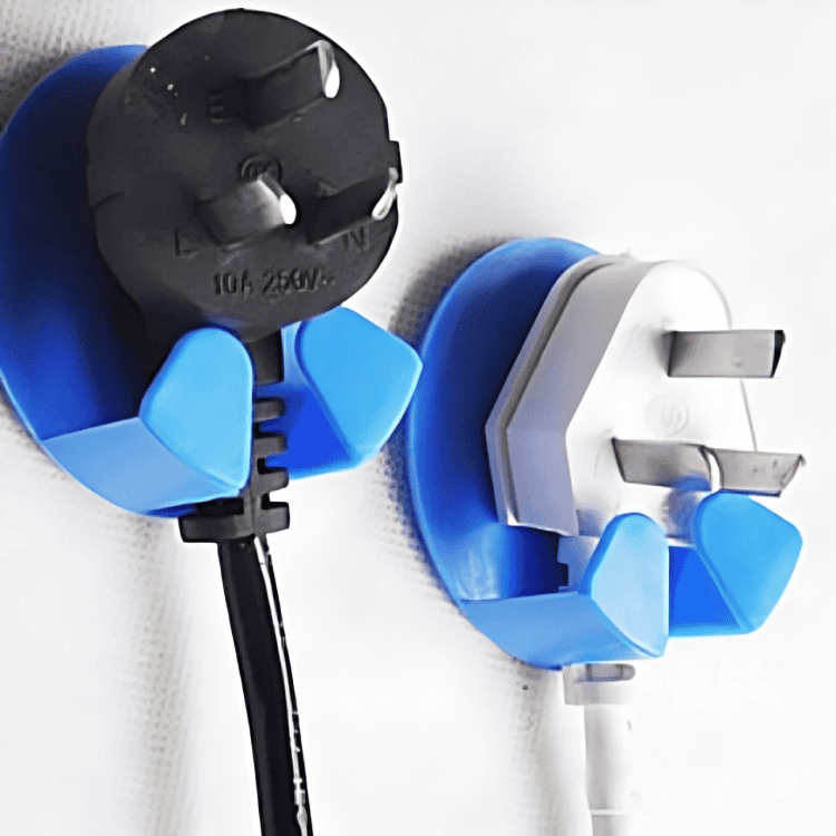 Set Of 2 Cuddle Hook, Self Adhesive Plug Holder, Multipurpose Wall Hook, Wall Plug Hook Bracket, Punch Power Cord Socket Hook, Household Practical Gum Hooks Set Of 2 Cuddle Hook, Self Adhesive Plug Holder, Multipurpose Wall Hook, Wall Plug Hook Bracket, Punch Power Cord Socket Hook, Household Practical Gum Hooks